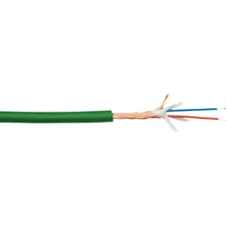 DAP MC-216 Grünes Mic/Line-Kabel - 100-m-Rolle