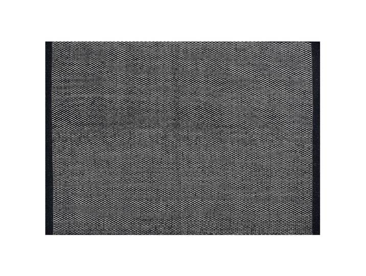 Teppich Asko schwarz Einfarbig Wolle 170 x 240 cm