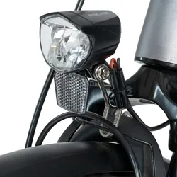 Fahrrad-Frontlicht FISCHER FAHRRAD, schwarz, Fahrradlampen