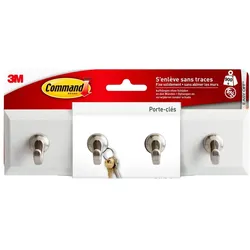 3M Command Schlüsselleiste in Quartz, HOM18-Q