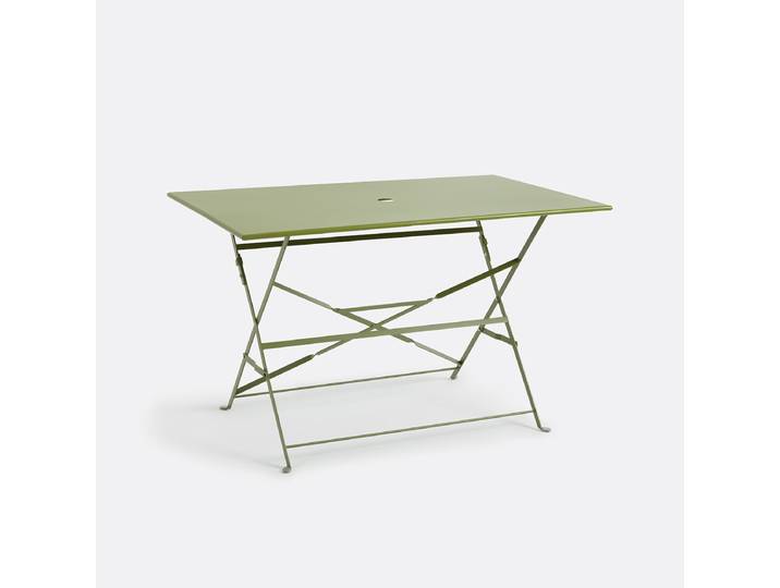 LA REDOUTE Table pliante rectangulaire, métal fer Ozevan Vert Kaki
