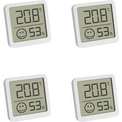 TFA Dostmann 4-pack Thermo-/Hygrometer Weiß 30.5053.02.04