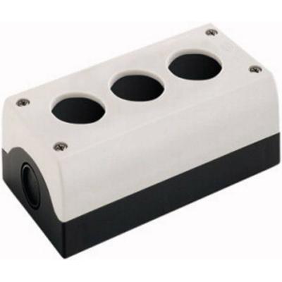 Eaton M22-I3 216538 Aufbaugehäuse 3 Einbaustellen, für Bodenbefestigung (Ø x H) 22 mm x 80 mm Anthrazit 1 St.