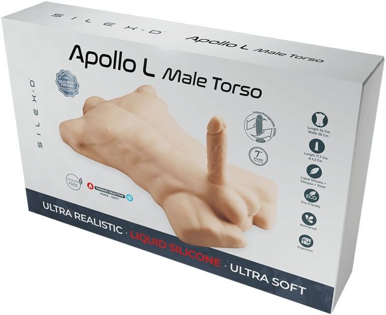 SilexD Masturbateur buste homme Apollo taille L