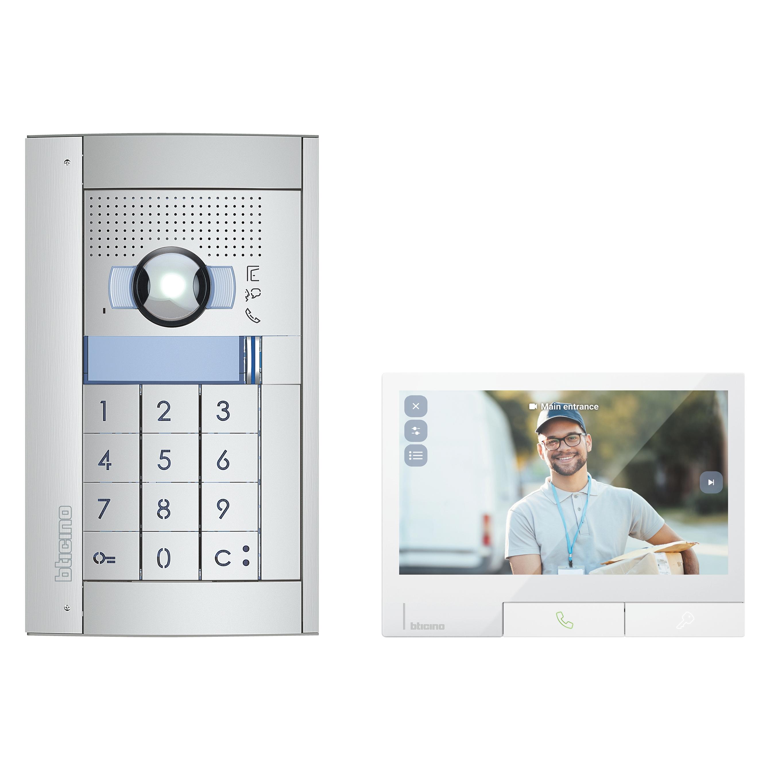 Bticino VIDEOS. TÜRST+CODEL+CLASSE300X (CODE + C300X LIGHT) (Kabelgebunden, WLAN) (363542)