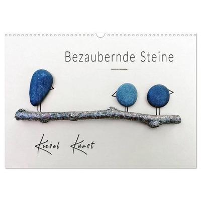 Bezaubernde Steine - Kieselkunst (Wandkalender 2027 DIN A3 quer), CALVENDO Monatskalender