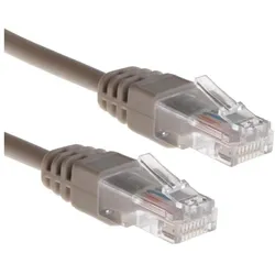 RS PRO Patch cord Cat5e UTP LSZH Grey 15m (U/UTP, CAT5e, 15 m), Netzwerkkabel