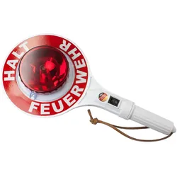 Dönges, Sicherheitskennzeichnung, Anhaltestab kurz, beidseitig beleuchtet, Halt Feuerwehr, E10