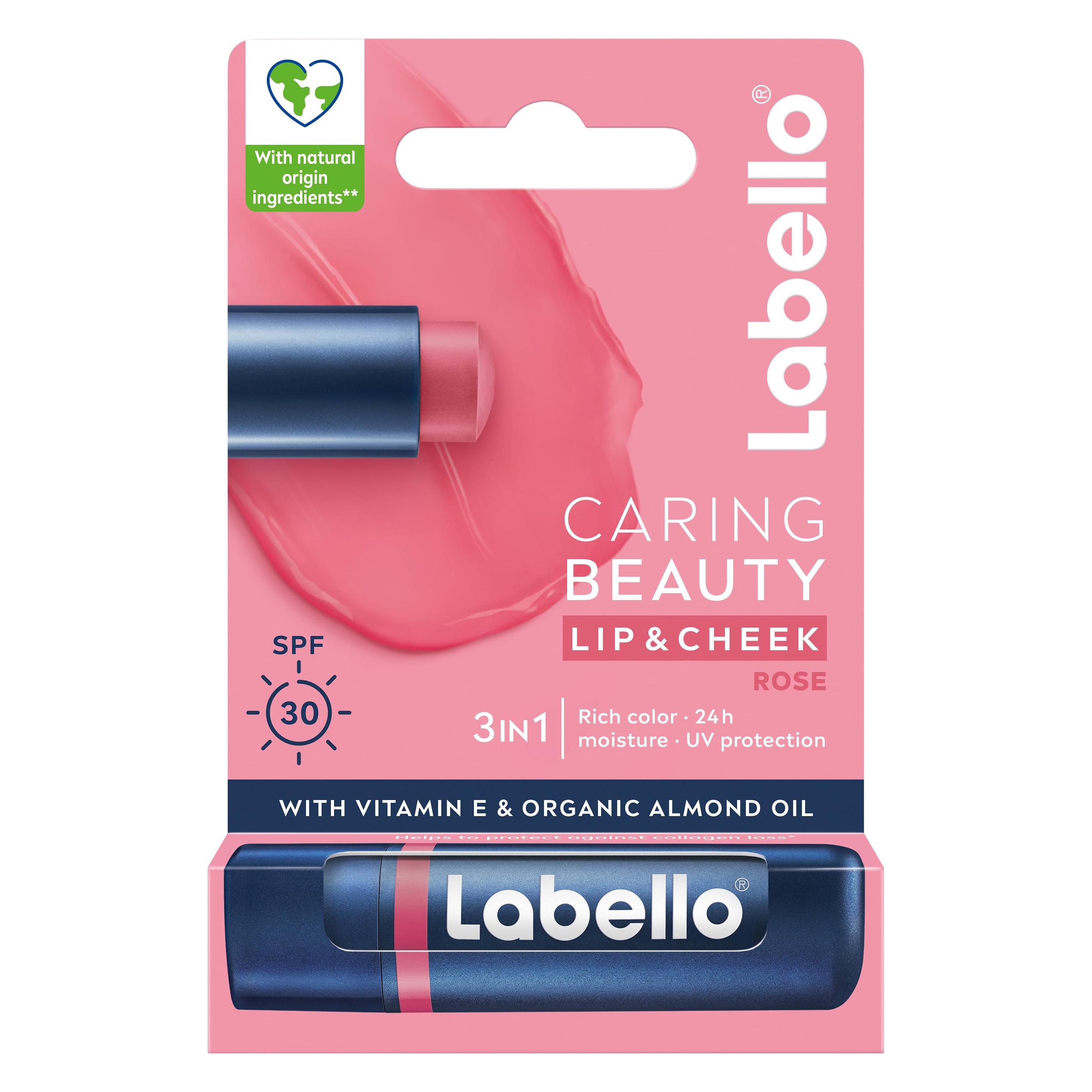 Labello Caring Beauty, Rose Nude (Lippenbalsam) (6001051006151)
