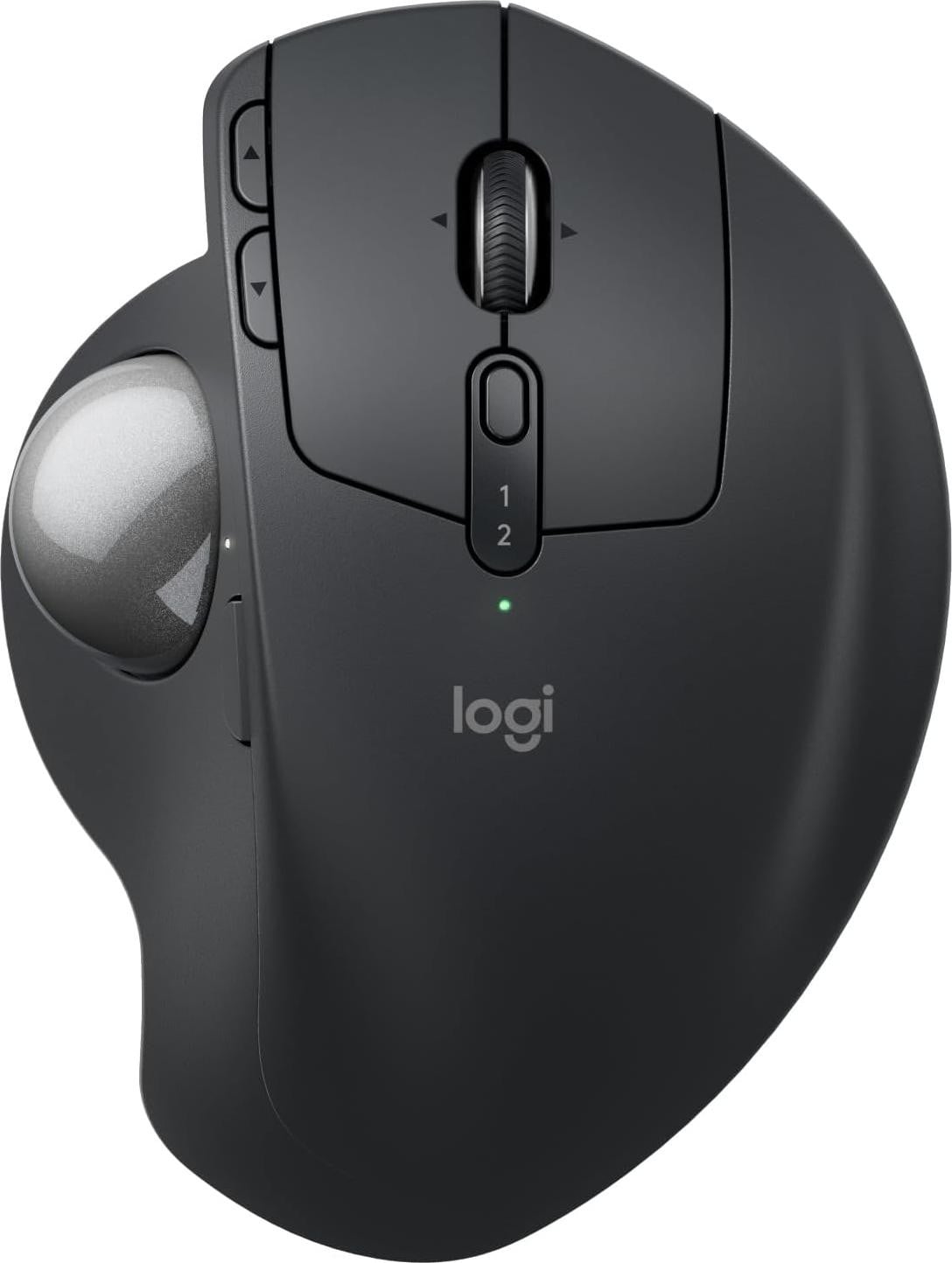 Logitech MX Ergo S Advanced Wireless Trackball Mouse - Grijs - Bluetooth en USB-C
