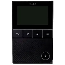 DoorBird IP Video Innenstation A1101 Black Edition – Polycarbonat schwarz