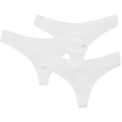 Tchibo - 3 Clean-Cut-Strings - Damen - Gr. XS - weiß