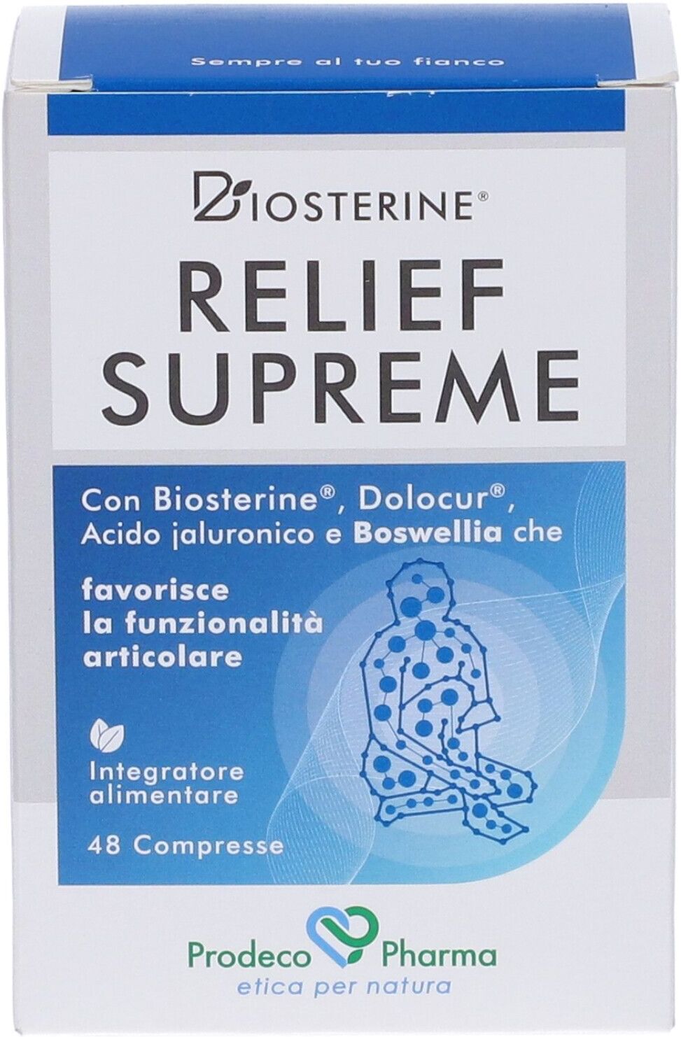 PRODECO PHARMA Srl Prodeco Pharma. Biosterine Relief Supreme, 48 Compresse
