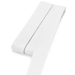buttinette Nahtband, weiß, Breite: 2 cm, 5 m