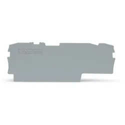 Wago 2002-1791 Abschluss- und Zwischenplatte,1 mm dick,grau 20021791  - 25 Stück
