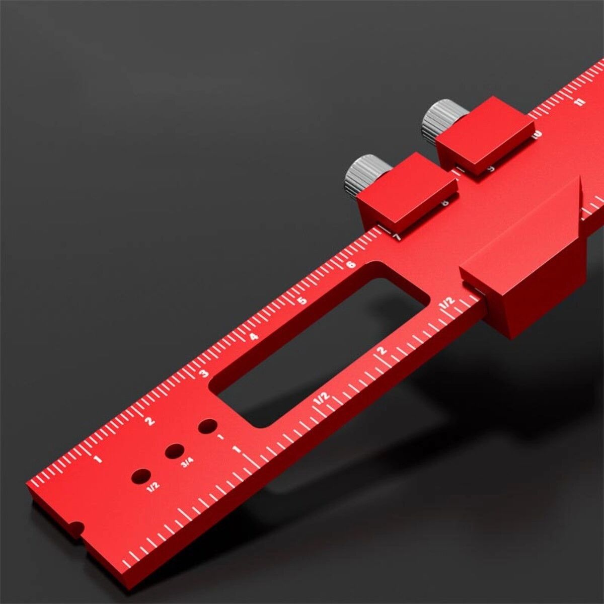 INF Multifunktionale Positionier-Anreißlehre 300MM — Aluminiumlegierung, Schnellrast modulare Schiebeschiene, metrische und