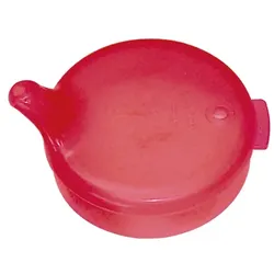 Schnabelbecher Oberteil 4 mm rot transluzent