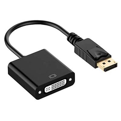 NEW DisplayPort DP Male To DVI Female Adapter, Cable Converter For Laptop PC, Reliable Video Signal Transmission NEW DisplayPort DP Male To DVI Female Adapter, Cable Converter For Laptop PC, Reliable Video Signal Transmission