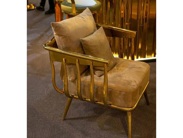 JVmoebel Sessel Design Sessel aus Metall in modernem Stil für Lounge und Relaxen (1-St., Sessel), Made in Europa
