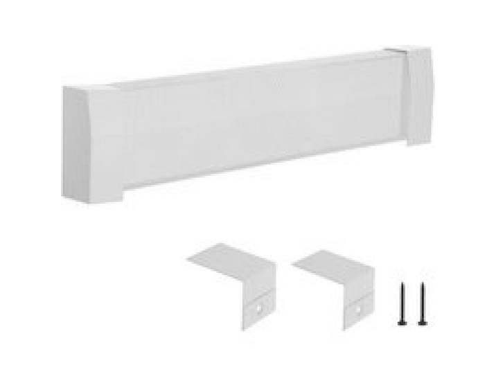VEVOR Heizungsabdeckungen, Premium-Serie, 917 x 81 x 193 mm, Standard-Frontabdeckung für Heizkörper elektrische Heizgeräte, Ersatzabdeckung aus robustem Stahl, für Schlafzimmer, weiß