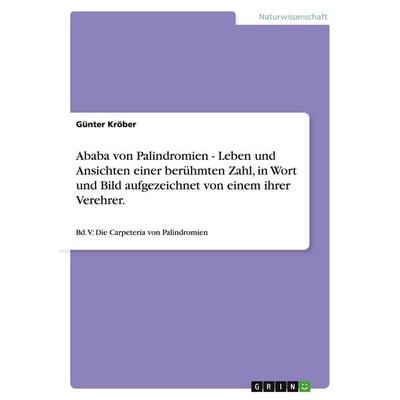Ababa von Palindromien - Leben und Ansichten einer berühmten Zahl, in Wort und Bild aufgezeichnet von einem ihrer Verehrer., Taschenbuch von Günter