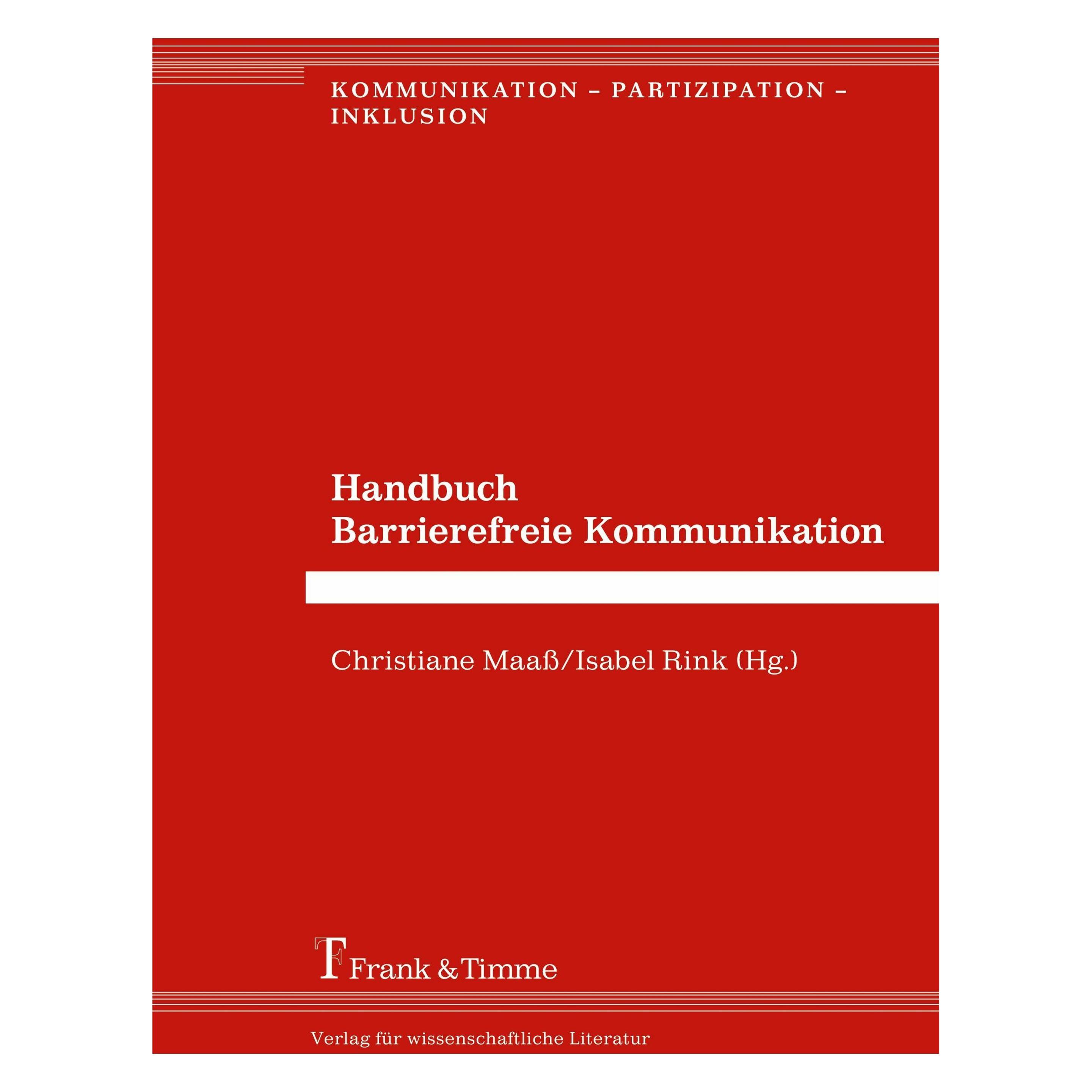Frank & Timme Handbuch Barrierefreie Kommunikation (Deutsch, 2018) (35160454)
