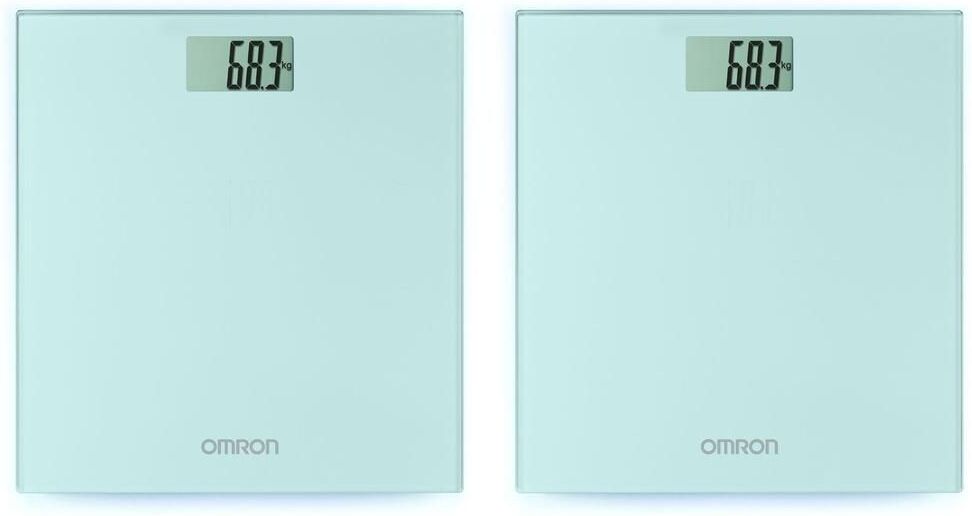 Omron Hn-289 digitale Personenwaage silbergrau 2x 2x1 St
