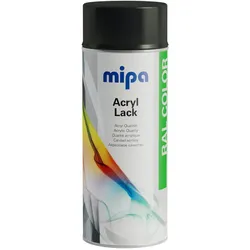 MIPA Acryllack RAL Color Farbspray 400ml RAL7021 - schwarzgrau