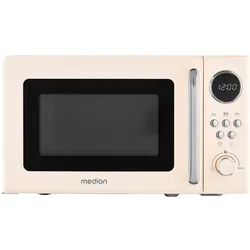 Medion Retro MD 15000, Mikrowelle, Beige