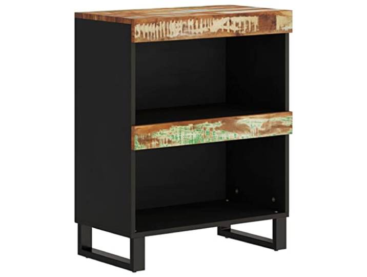Heofavd Beistellschrank Altholz Massiv 60x33x75 cm Kommode Industriell