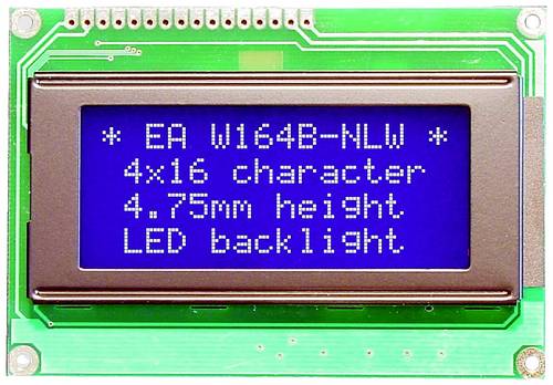 DISPLAY VISIONS 7-Segment-Anzeige Blau-Weiß 4.75mm 3.3 V, 5V Ziffernanzahl: 4