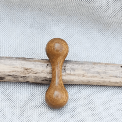 Inspire Curations ZenSpin Wooden Finger Gyro Toy Rosewood Ebony Stress Relief Knuckle Spinner khaki