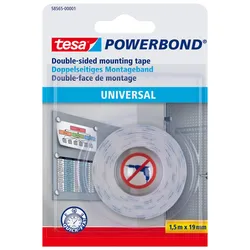 tesa doppelseitiges Klebeband POWERBOND Universal 19,0 mm x 1,5 m