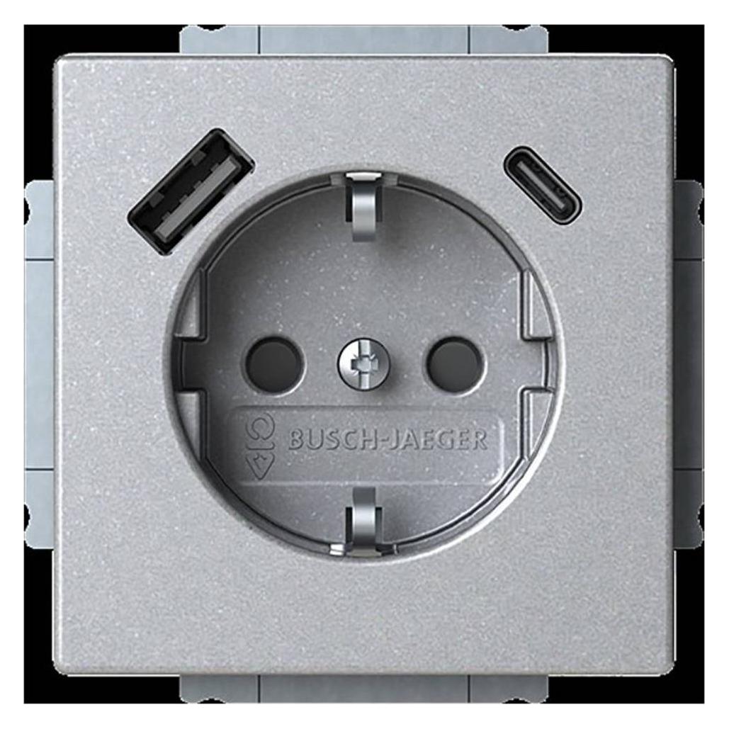 Busch-Jaeger BUSC USB-Steckdose SCHUKO (2CKA002011A6304)