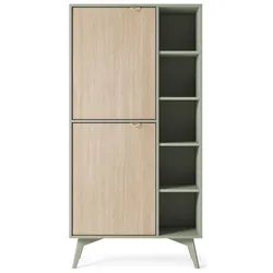 BÜCHERREGAL FORESTA 80x38x160 cm, Regal Kieferfarben