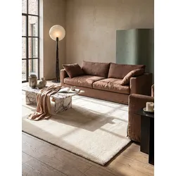 Teppich Hochflor Beige 300x400 cm - ALDAN   Kadima Design