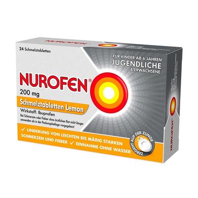 Nurofen 200 mg Schmelztabletten Lemon 24 St