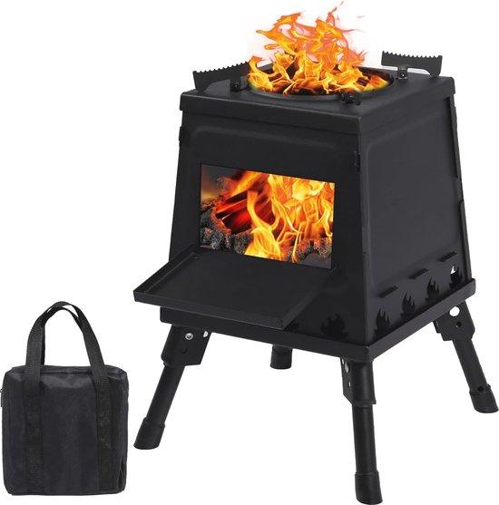 Portable Holzkachel für Camping - Effizient, Leicht, und leicht zu transportieren