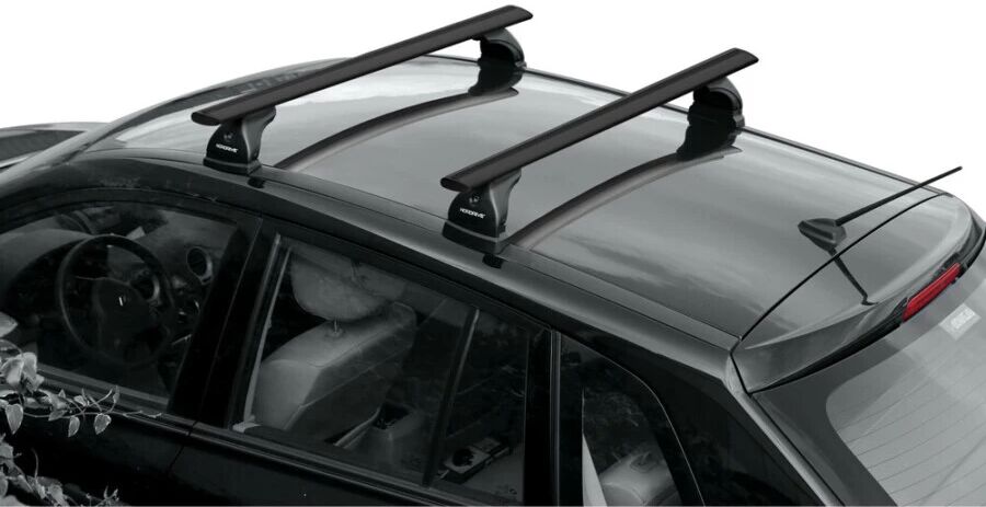 Nordrive BARRE EVOS SILENZIO BLACK M 120CM, ALLUMINIO