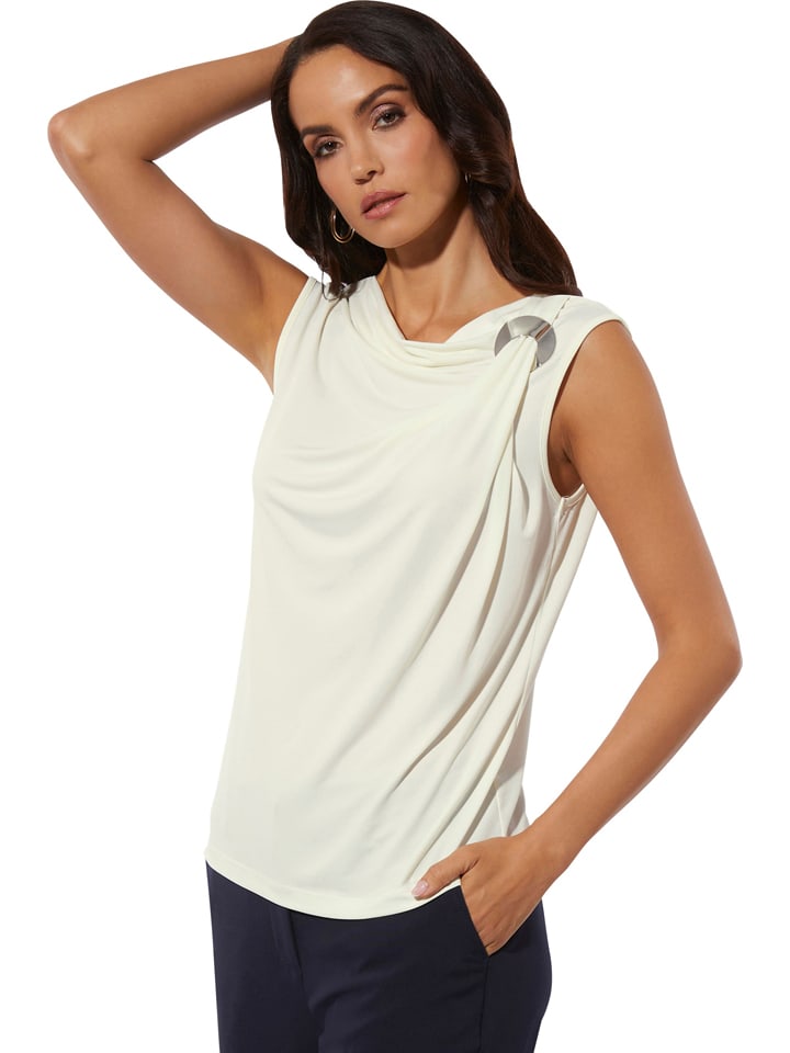 creation L Bluse in Creme - 42