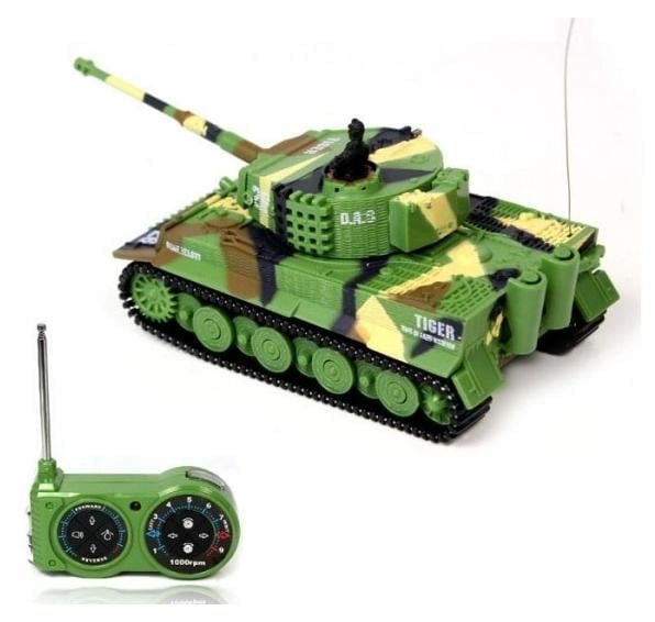 S-Idee Amewi RC-tank Mini Duitse Tiger schaal 1:72