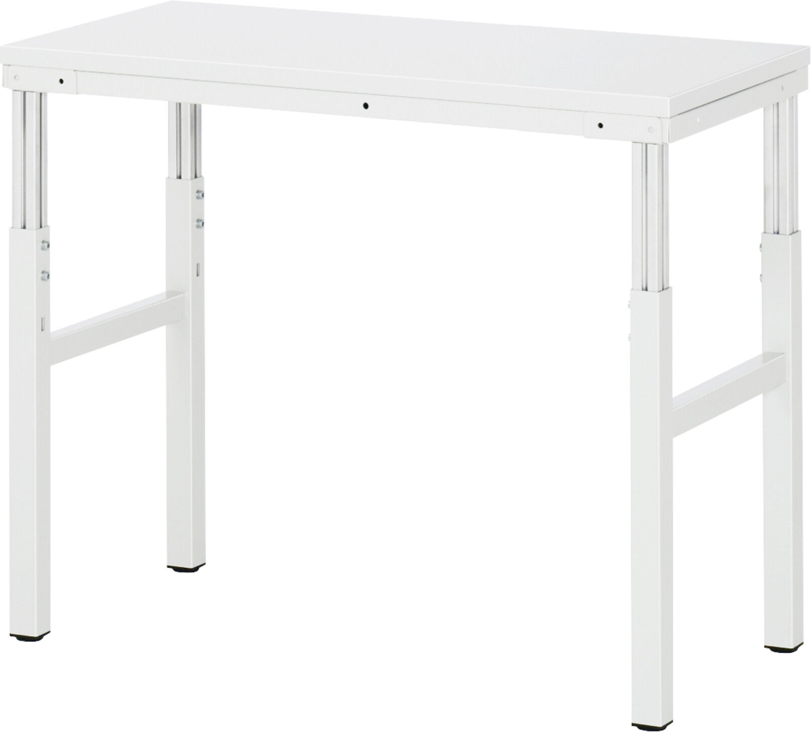 Rau Basis-Arbeitstisch Melamin BxTxH 1000x500x650-1000mm (E-B-AT-1000-500M.12)