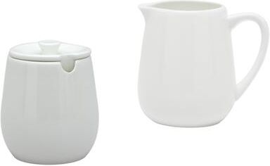 Red Vanilla Sugar and Creamer Set