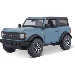 Maisto 31530 - Modellauto - Ford Bronco Badlands '21 (blau, Maßstab 1:24)