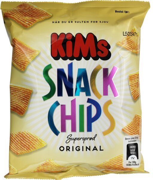 Kims Snack Chips, Minipose, 30 G