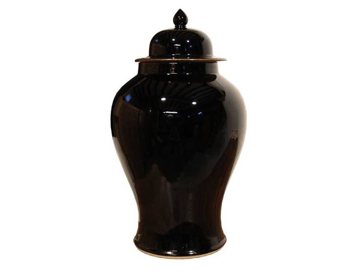 Pot à herbe noir