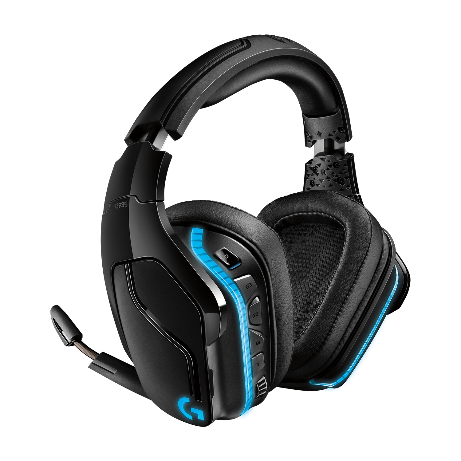Logitech G935 LIGHTSYNC Gaming Headset kabellos (Funk) Schwarz