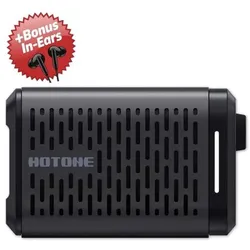 Hotone Gitarren-Verstärker AP-5BK Pulze Mini + Bonus In-Ear Kopfhörer (Bass, Gitarre, 5 W), Instrumentenverstärker, Schwarz