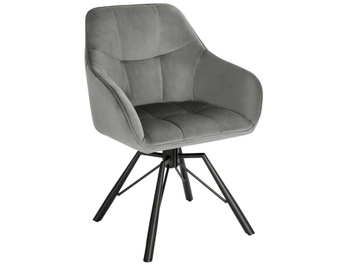WOLTU 1PC Chaise de salle à manger rembourrée, chaise de cuisine pivotante confortable avec accoudoirs et dossier pour restaurant, salon, maison