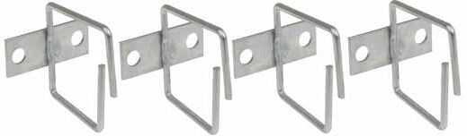 Raccogli Cavi Acciaio 40x40mm Per Armadi Rack - 4 Pz